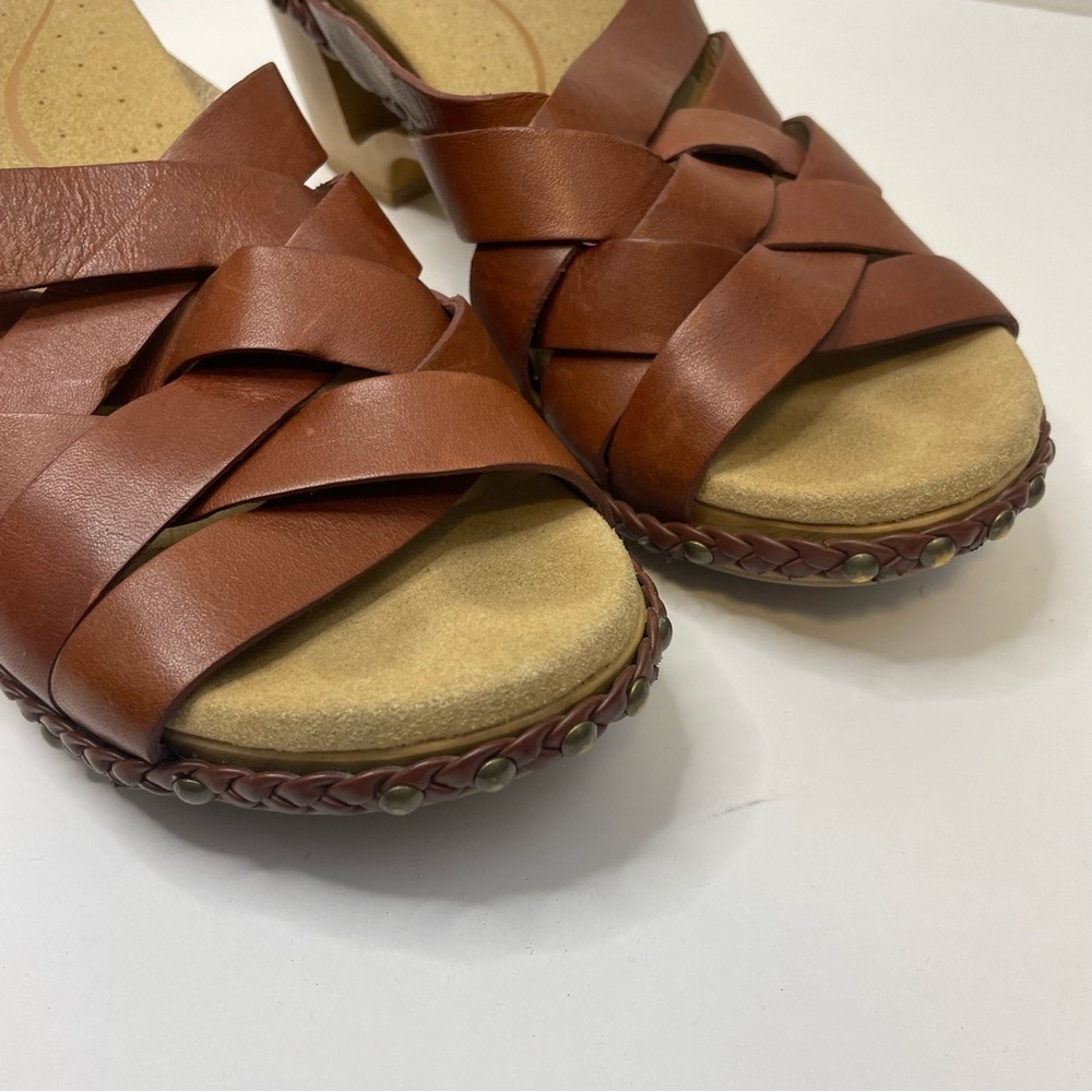 DANSKO Tory Leather Wedge Sandals